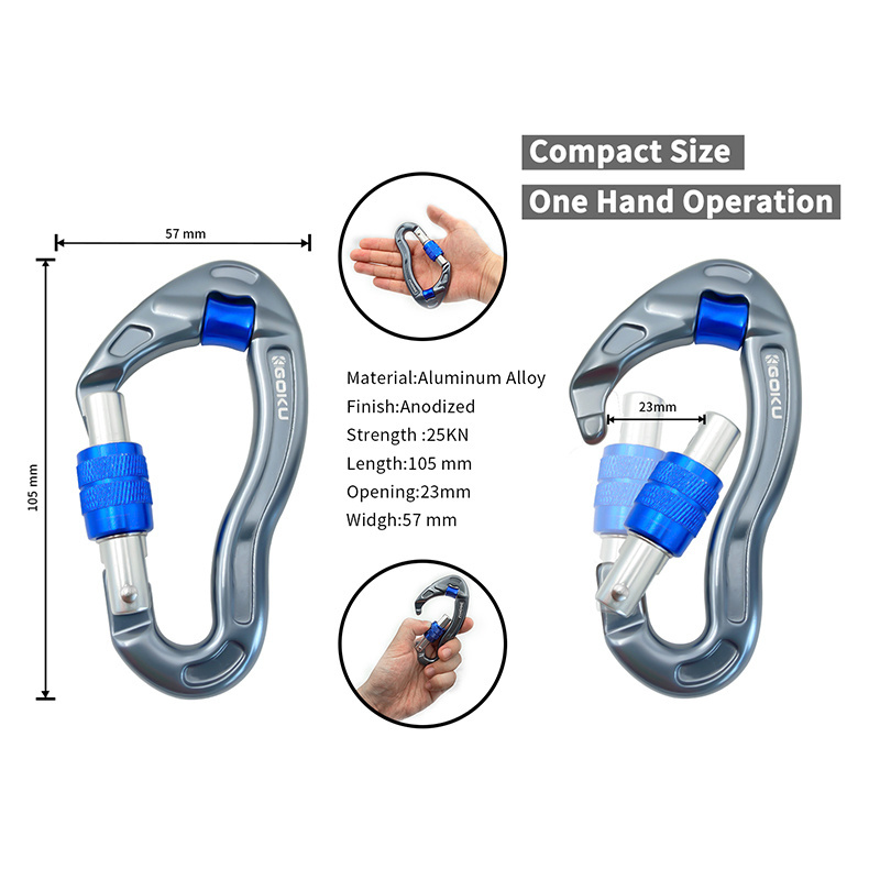 Tactical Anti-slip Rope Master Lock With Pulley Master Lock Anti Abrasion Rope Master Lock Buckle