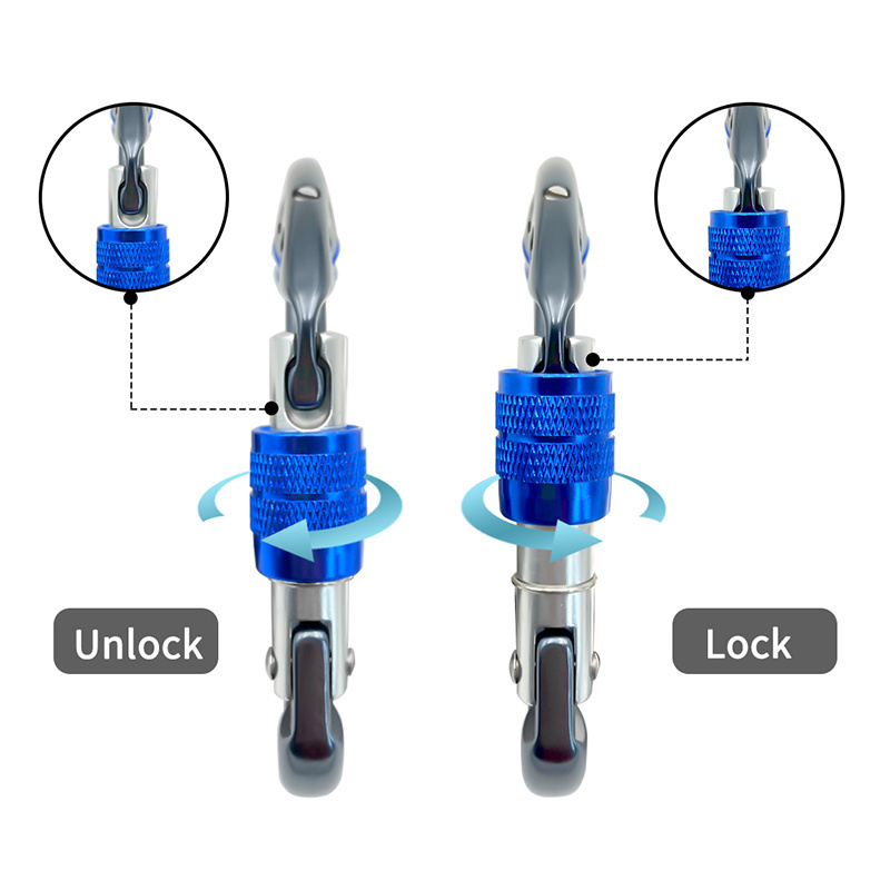 Tactical Anti-slip Rope Master Lock With Pulley Master Lock Anti Abrasion Rope Master Lock Buckle