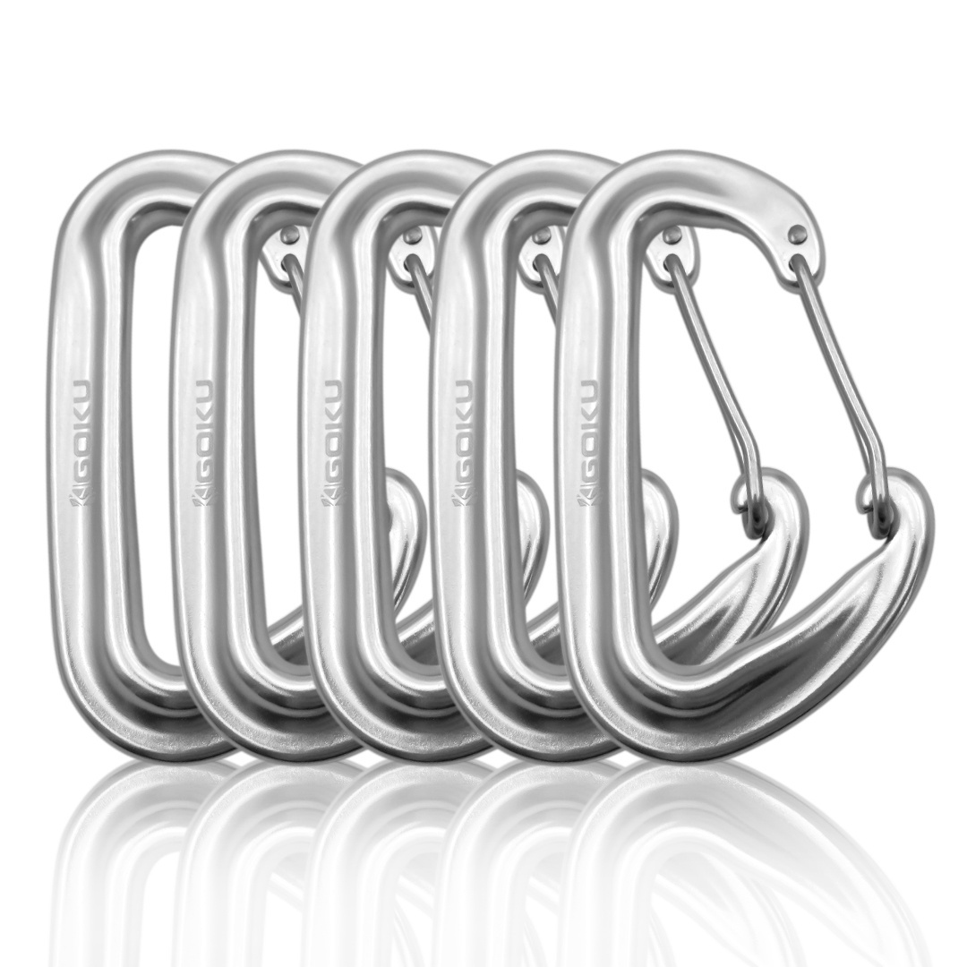 Wire Gate Carabiner 7075 Aluminium Camping Hammock Climbing Outdoor hooks