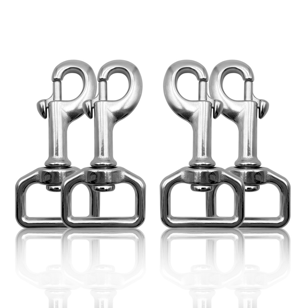 Fashion Metal Safety Carabiner Snap Swivels Hook Zinc Alloy Swivel Snap Hook Metal Key Chain Snap Hook for Dog Leash