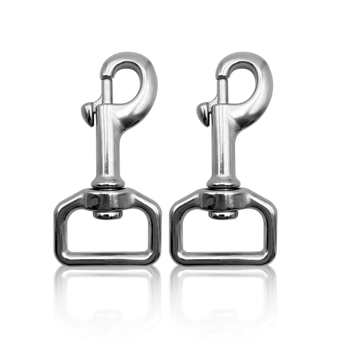 Fashion Metal Safety Carabiner Snap Swivels Hook Zinc Alloy Swivel Snap Hook Metal Key Chain Snap Hook for Dog Leash