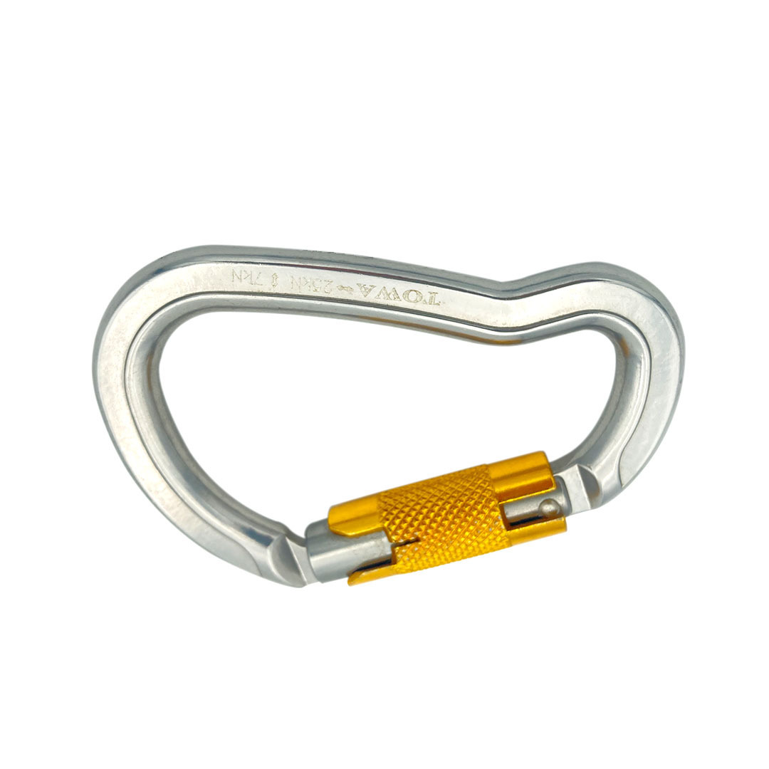 30kn Aviation Aluminum Alloy Swivel Swing Device Safety Carabiner For Yoga/hammock