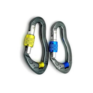 New Aviation Aluminium Carabiner quickdraws 30KN D-Shape Climbing Carabiner Autolocking