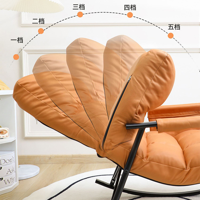 Hot Sale Lounge Rocking Chair Can Lie and Sleep Lazy Sofa Adjustable Lounge Chair for Balcony Living Room