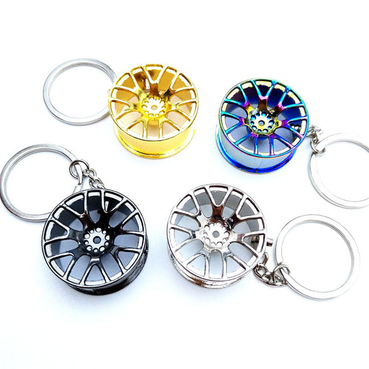 Keychain Hot Sale Automotive Car Part Key Chain Turbine Turbo Keyring Keychain