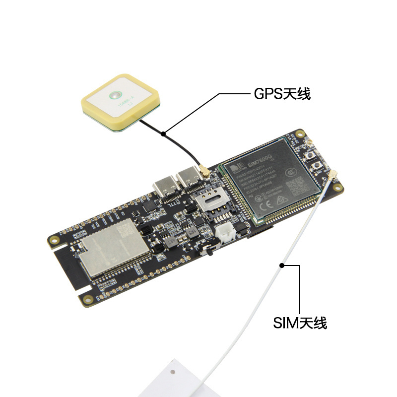 LILYGO T-SIM7600G-H R2 T-SIM7600E-H ESP32 Module 18560 Battery Holder Solar Charge ESP32-WROVER WiFi BLE Development Board