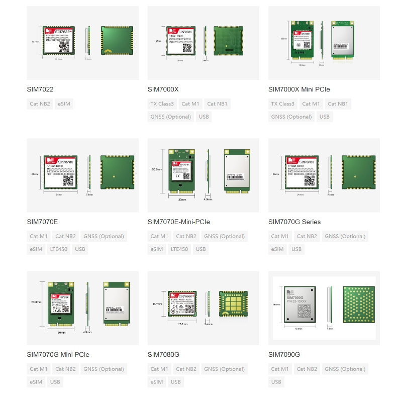 SIMCOM SIM7230E Multi-Band LTE/UMTS/3G/GSM Module SIM7320 Cellular Module Evaluation Development Board SIM7230E PCIe