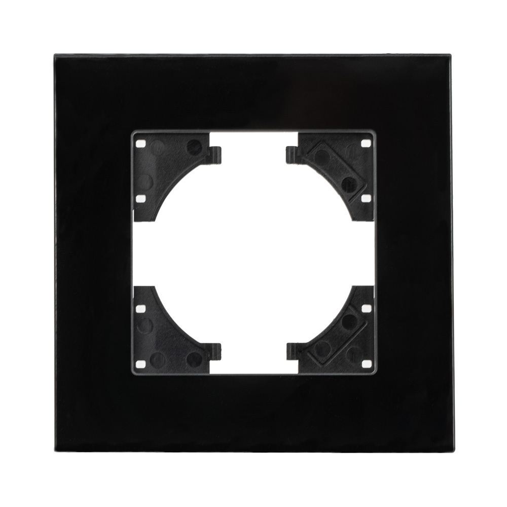 Mvava modern black 1 Gang 1 Way 2 Way uk eu standard Wall Mounted electric power socket and wall switches light switch