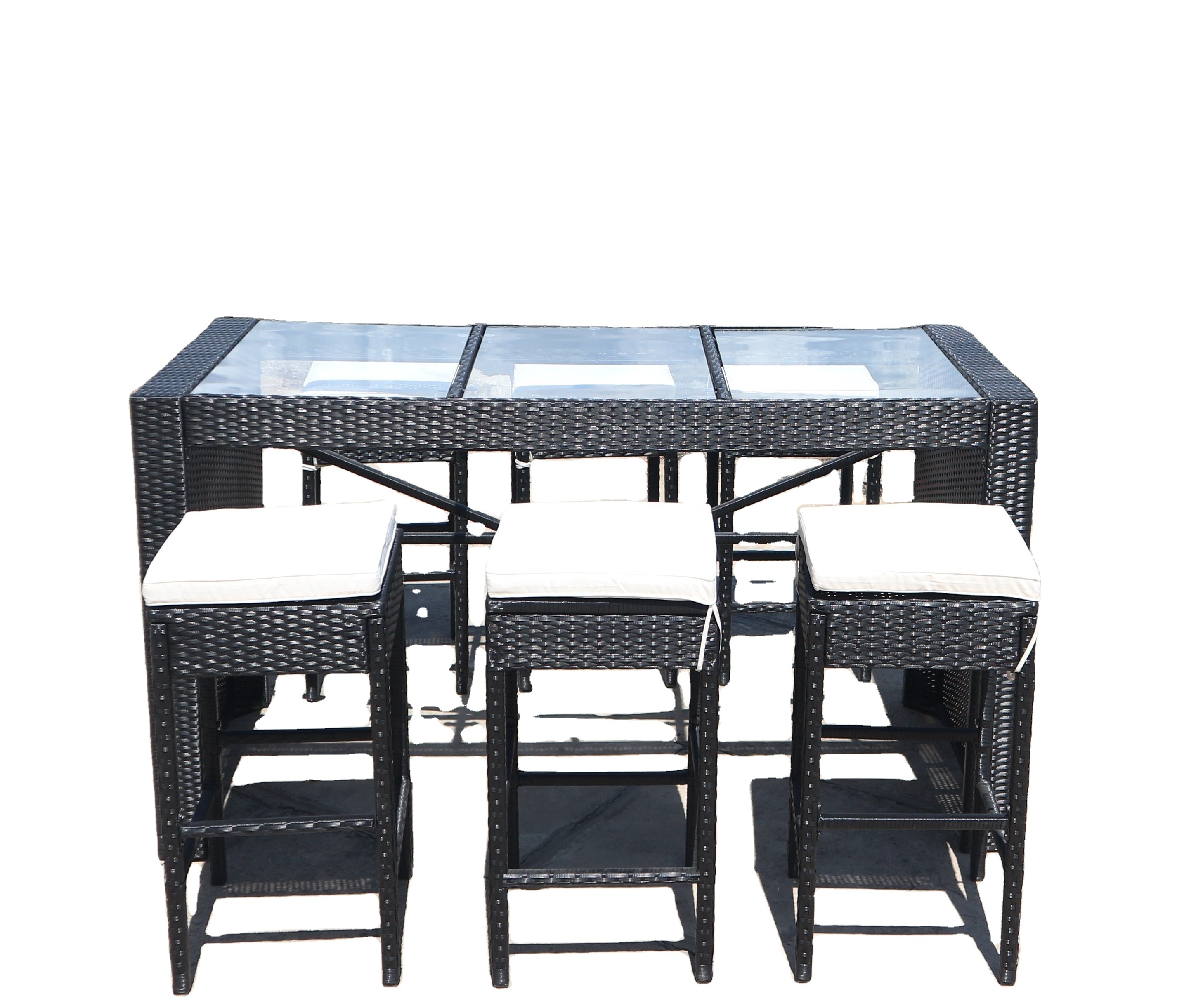 PE RATTAN WICKER GARDEN FURNITURE SOFA SET/ BAR SET 2