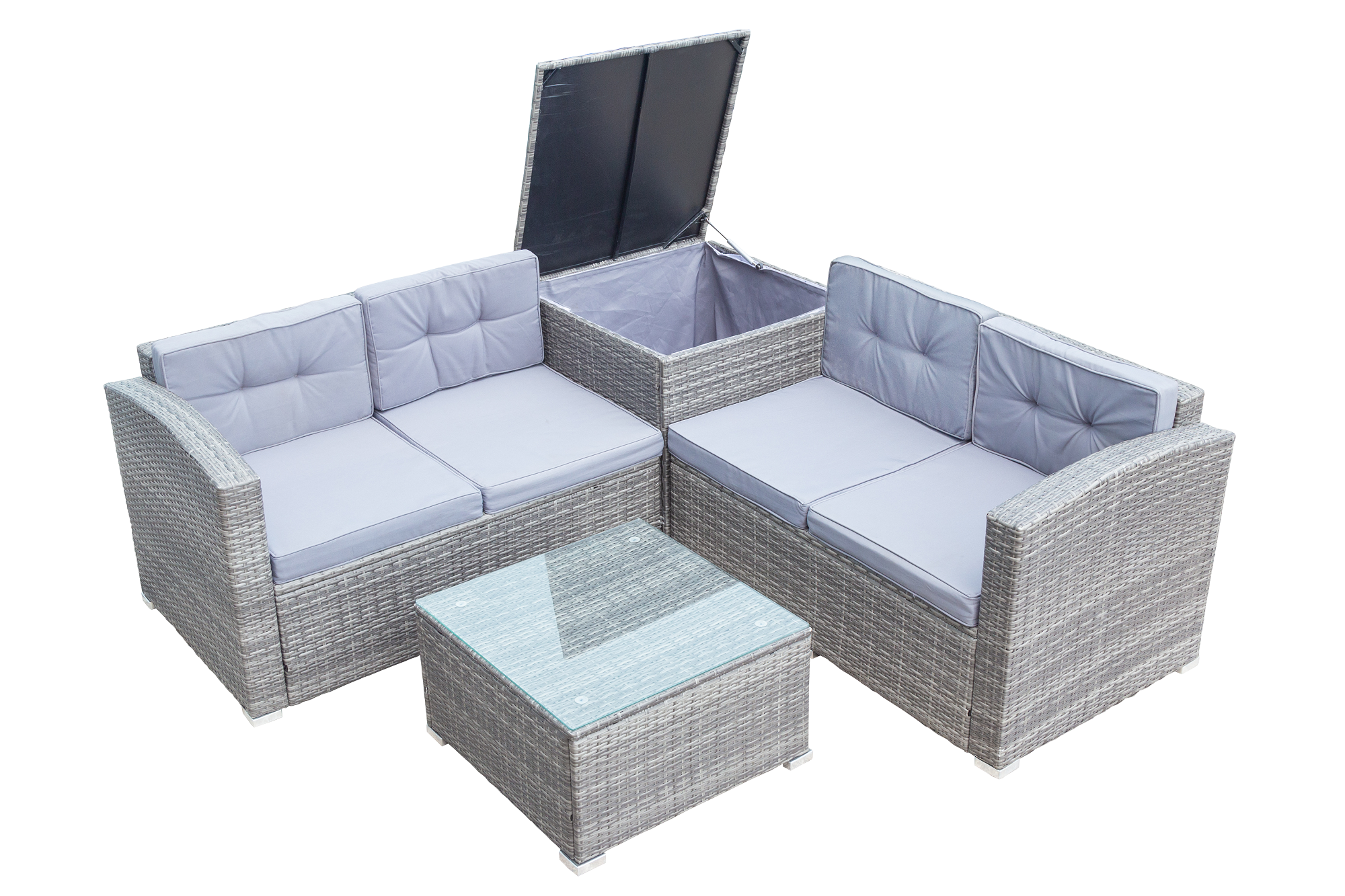 PE RATTAN WICKER GARDEN FURNITURE SOFA SET/ BAR SET 2