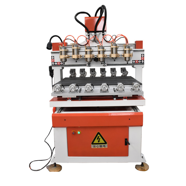 Factory directly Mini multi spindle drilling machine 6 heads 8 heads cnc router