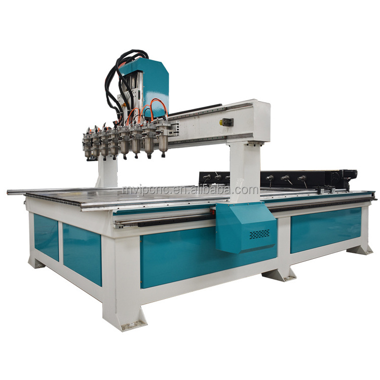 High production 4axis wood carving machine multi heads wood cnc router  and  rotary carpentry machines