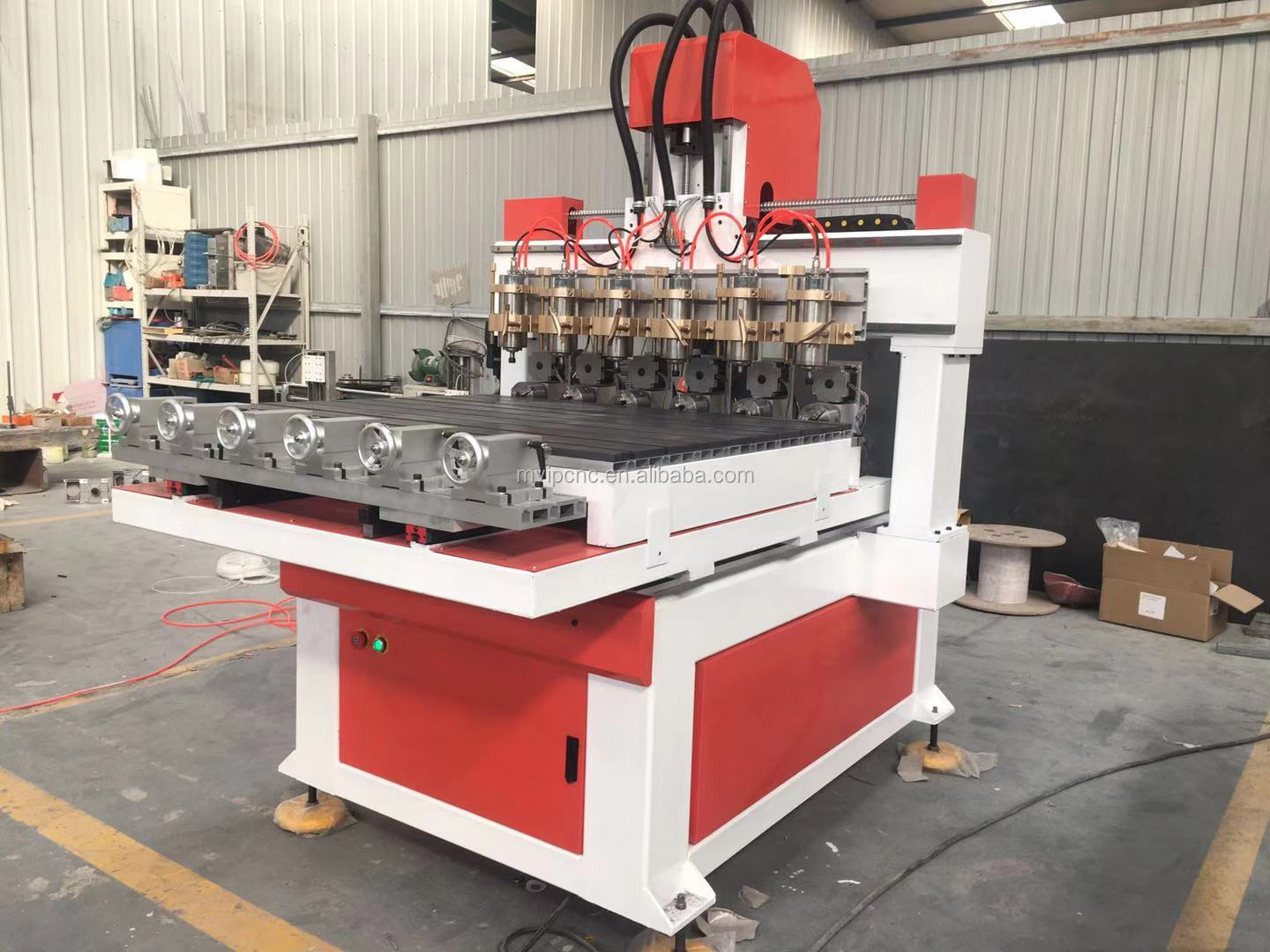 Factory directly Mini multi spindle drilling machine 6 heads 8 heads cnc router