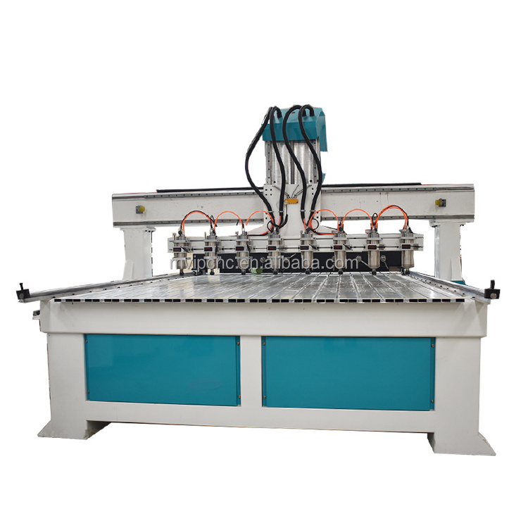 High production 4axis wood carving machine multi heads wood cnc router  and  rotary carpentry machines