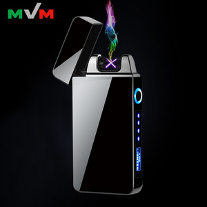 AL-01 Top Quality Custom Windproof Flameless Dual Arc Electric Wholesale USB Rechargeable Plasma Lighter