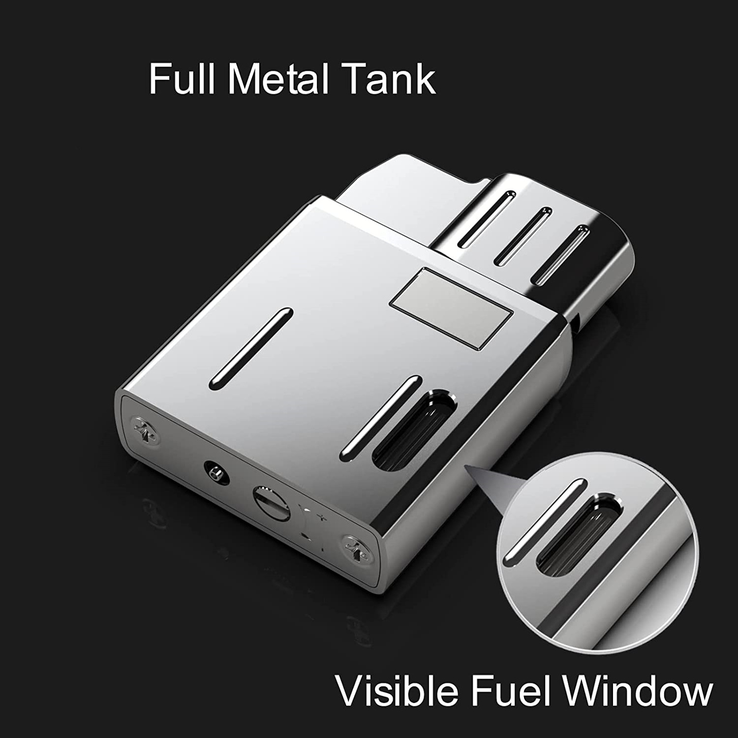 WL08 Mini Torch Lighter Refillable Butane Lighter Waterproof Gas  Adjustable Double Jet Flame Lighters