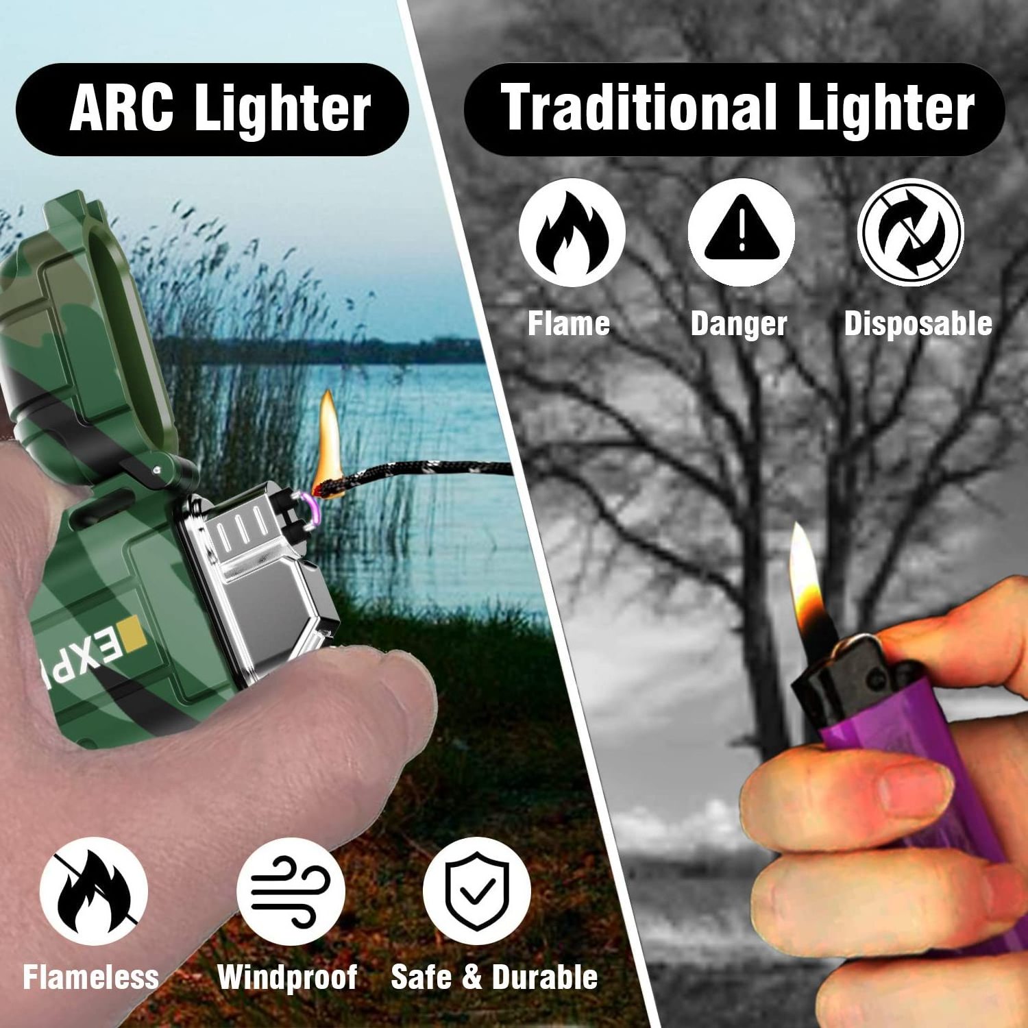 New usb charging lighter electronic cigarette lighters small rechargeable electric lighter