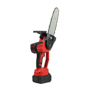 8 Inch Mini Electric Chainsaw Cordless Handheld Pruning Portable electric cordless mill  stone cutting chainsaw