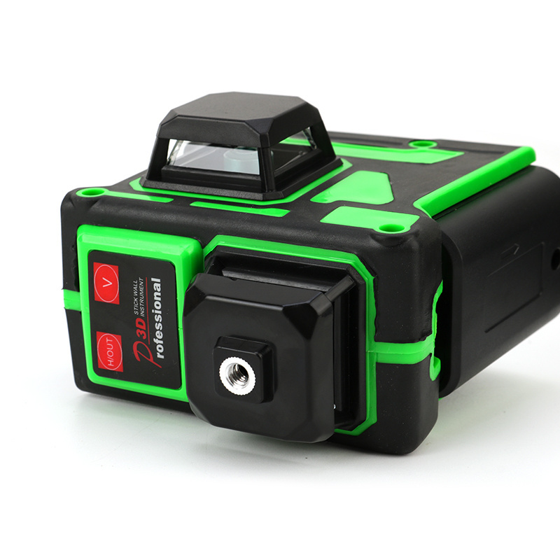 12 Lines 360 Laser Level Self-Leveling Wireless Remote 3D Horizontal And Vertical Poweiful Cross Green Beam With Tripod