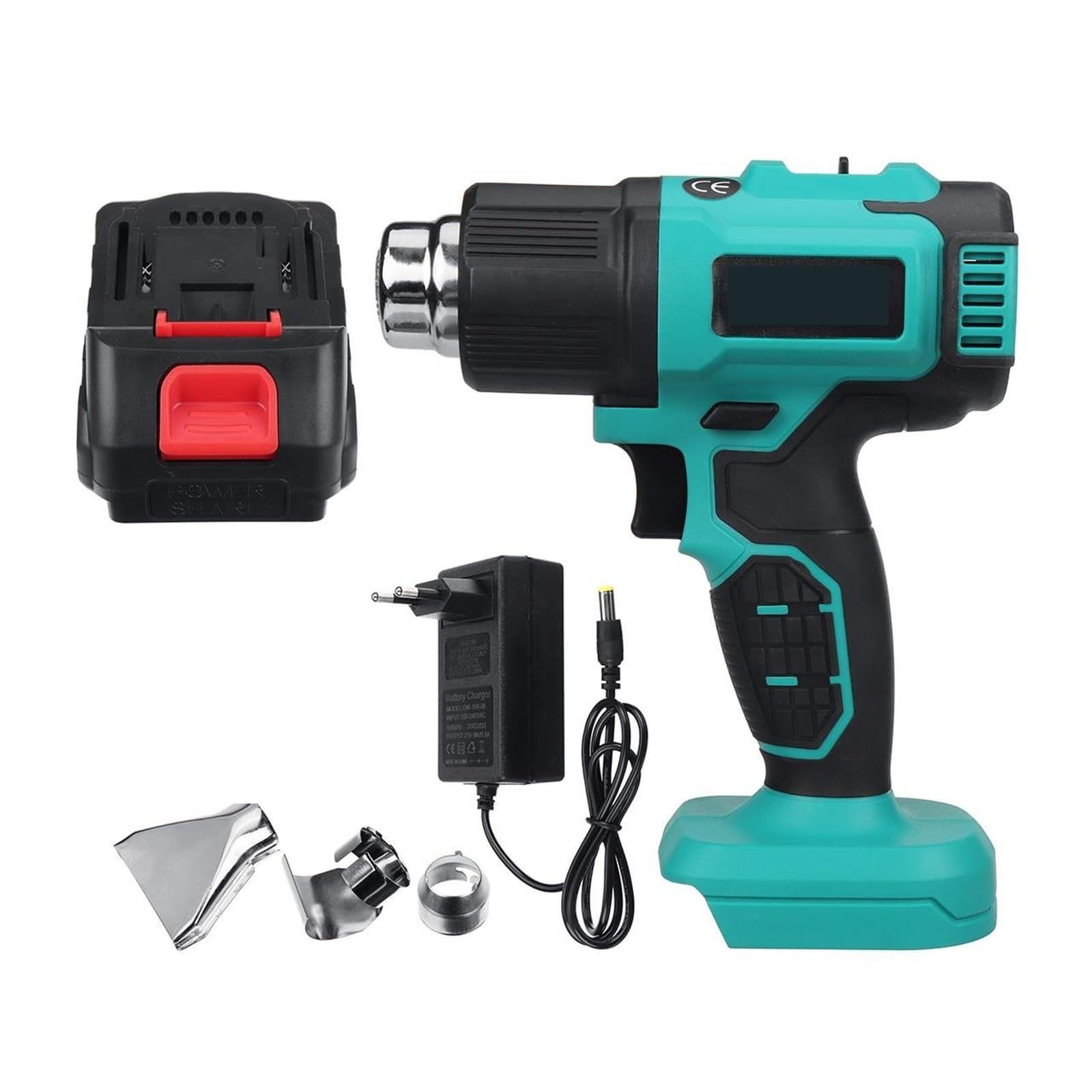 Portable Sealing Wax Thermo Glue Gun Sticks High Power Rechargeable Lithium Battery Hot Air Cordless Heat Gun