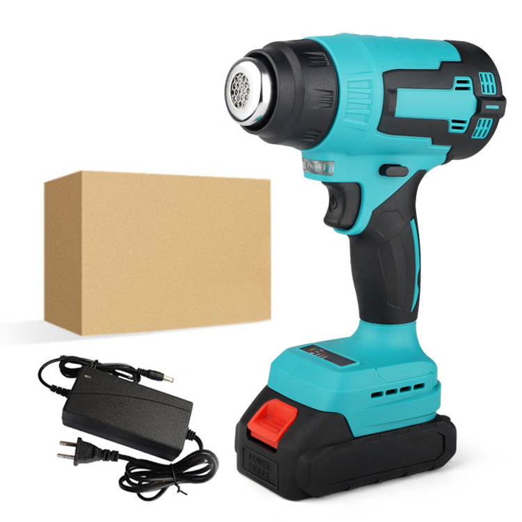 Hot Sale Household 21V Li-ion Battery Portable Cordless Heat Gun Hot Air Welding Gun