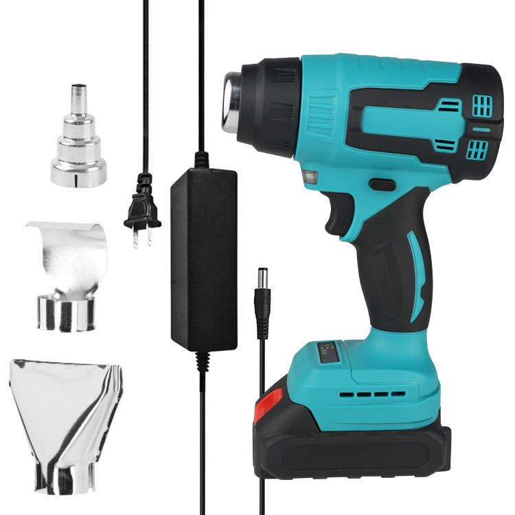 Hot Sale Household 21V Li-ion Battery Portable Cordless Heat Gun Hot Air Welding Gun