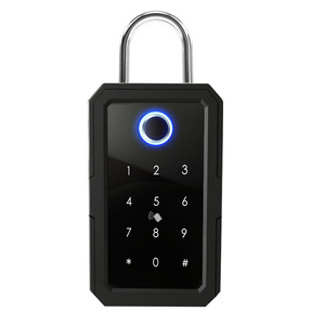 Dropshipping keyless digital shared padlock Smart App TUYA TTLock Key Holder Box Fingerprint Passcode Smart door lock key box