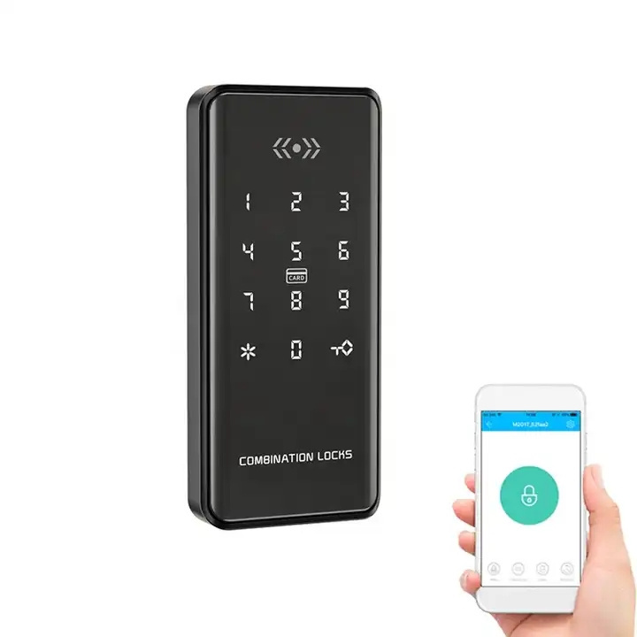 Mobile remote control M1card electronic Password Ttlock APP Digital Furniture Panel Drawer touch Keypad Smart Cabinet Lock