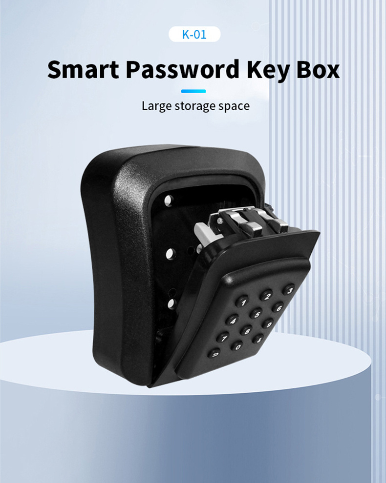 Waterproof Keyless Entry Keybox Password TTLOCK TUYA APP intelligent door lock magnetic home car smart key box