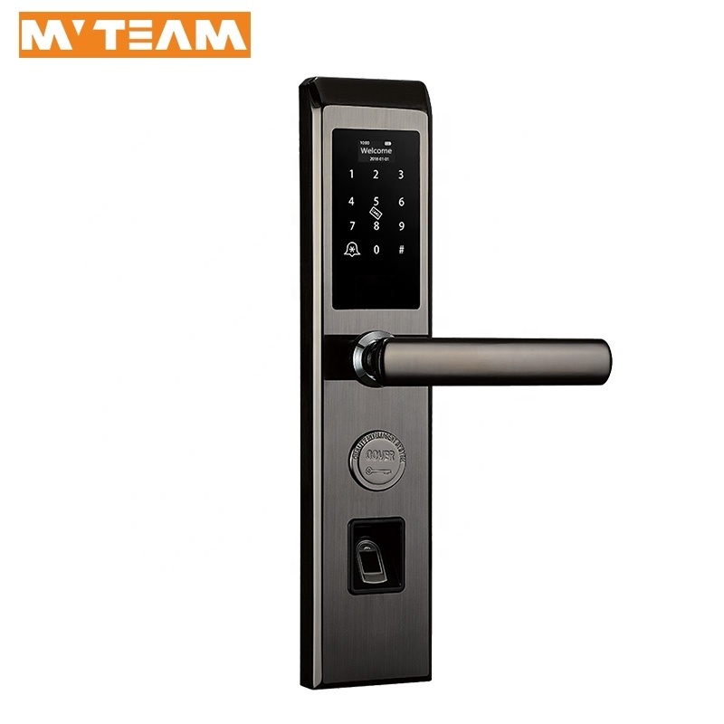 New Mortise Commercial Exterior Entry Door Locks and Handles Fingerprint Main Door Locks