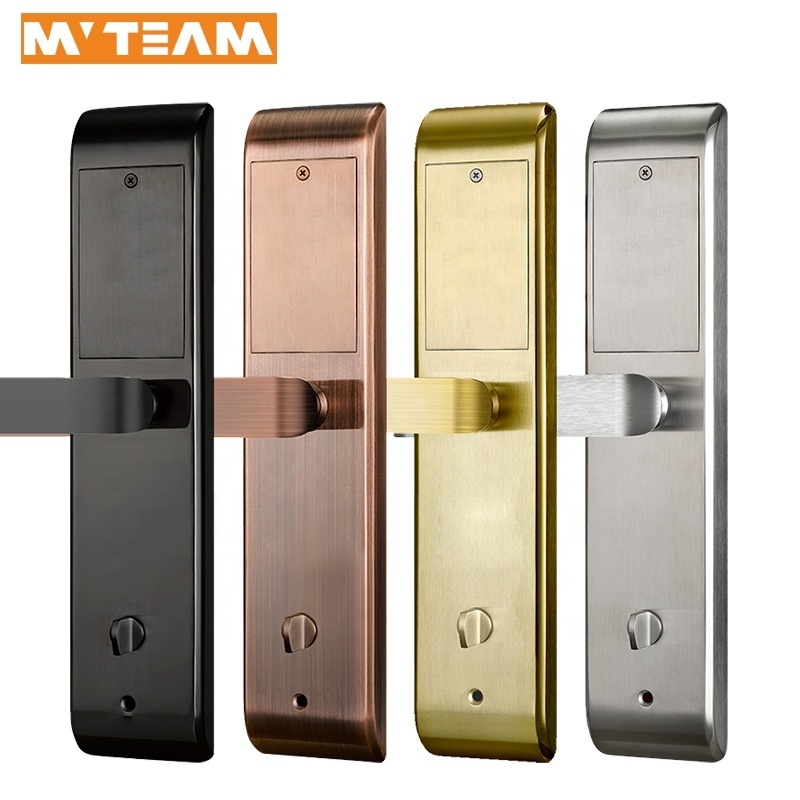 New Mortise Commercial Exterior Entry Door Locks and Handles Fingerprint Main Door Locks