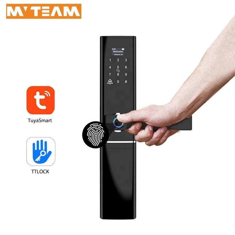 Commercial Keyless Entry Digital Advanced Security Door Lock With Built-in Doorbell And Door Lock Management System