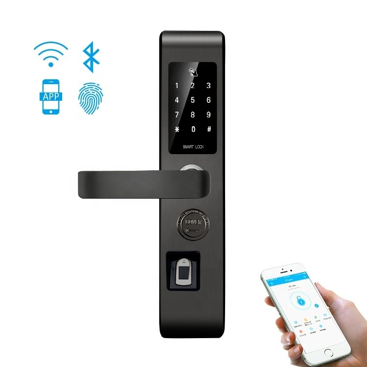 Luxury Smart Locks Home Electronic Security Digital Keypad Hardware TTLOCK Keyless Euro Lock Core Cylinder  Door Lock