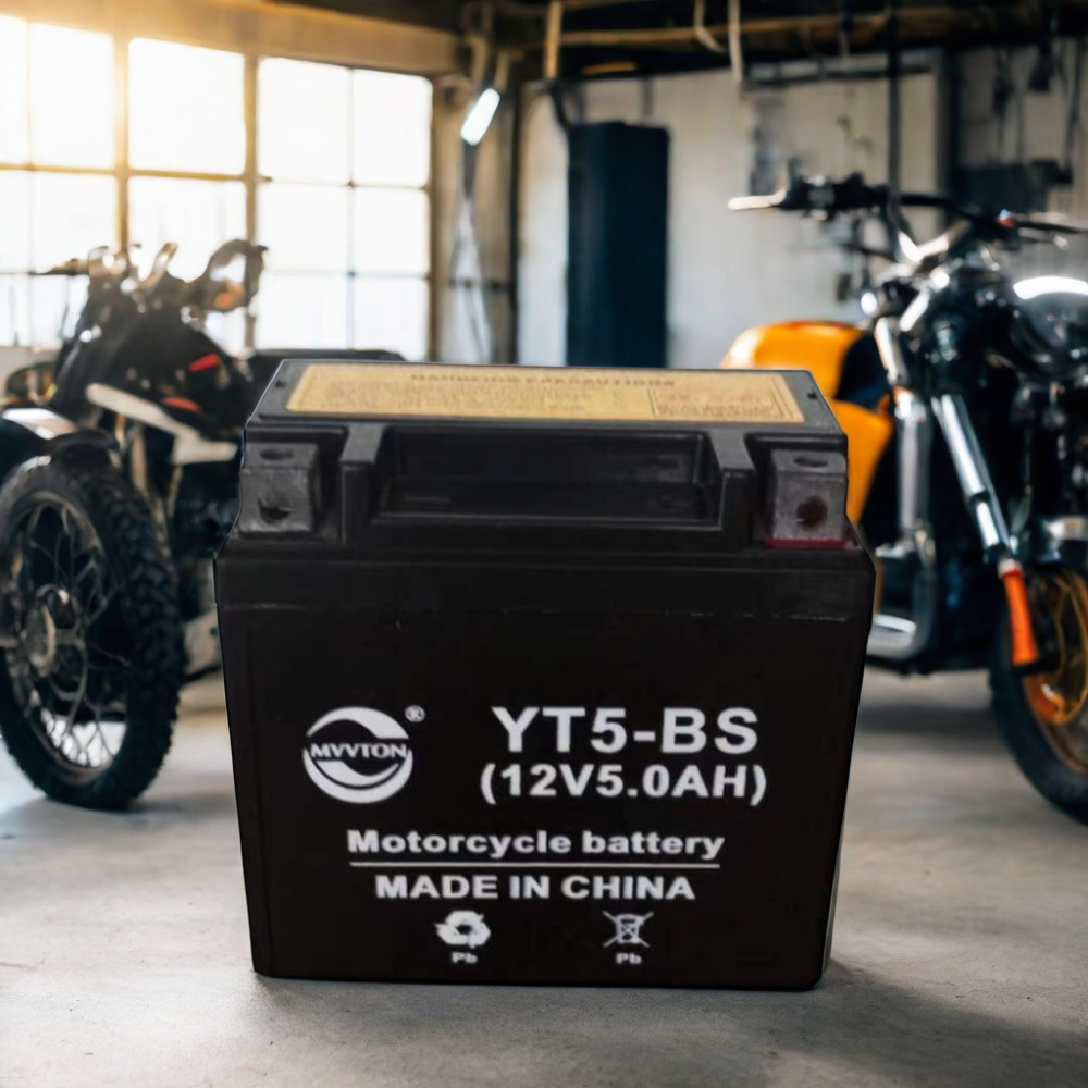 YT5 12V5AH Maintenance-Free Lead Acid Battery Accessories for Motorcycle Consumer Electronics Application