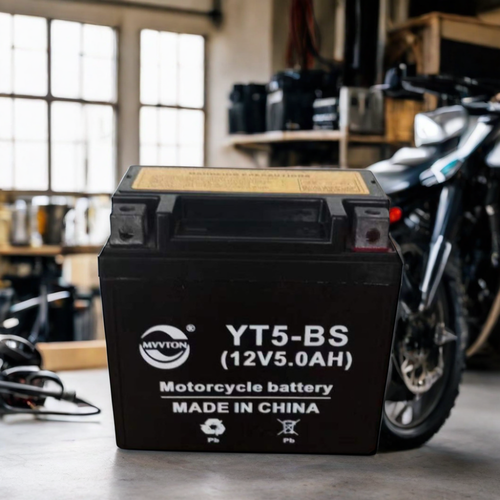 YT5 12V5AH Maintenance-Free Lead Acid Battery Accessories for Motorcycle Consumer Electronics Application