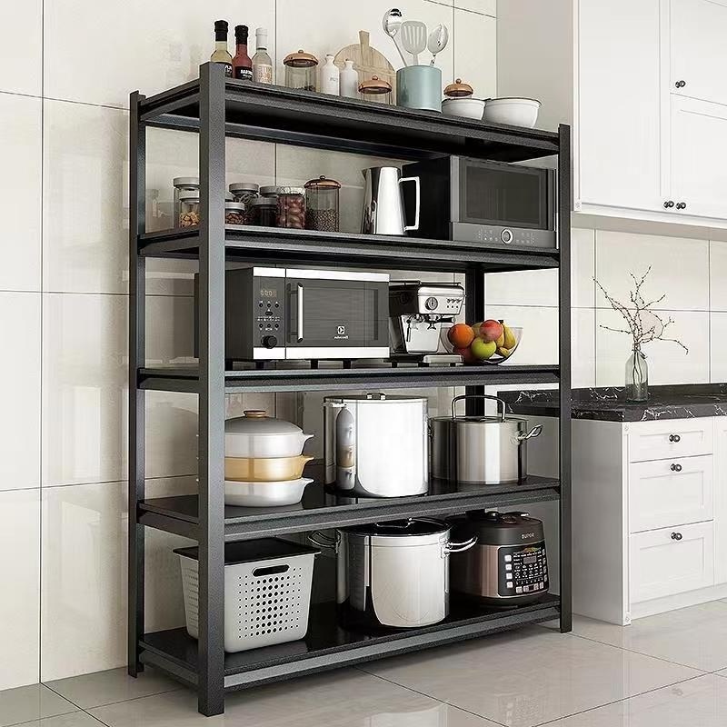 Wholesale Easy to Assemble multilayer Boltless Racking Shelves Steel Stacking Storage Shelf Racks for Garage Kitchen Iron