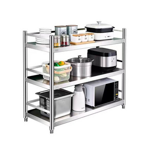 994 120*50*95 thickened stainless steel fence shelving multi-storey household storage shelves