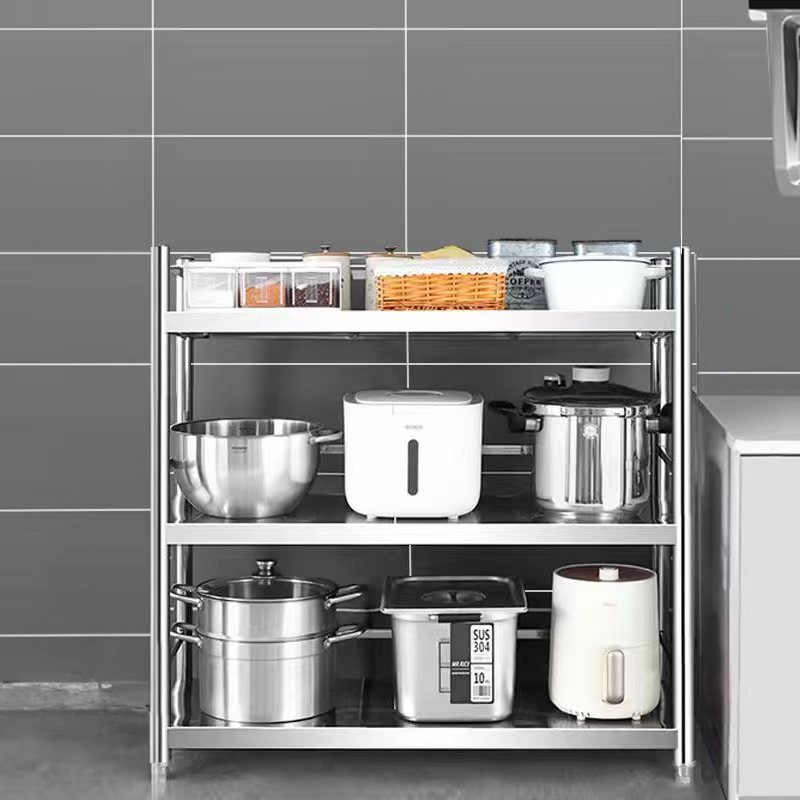 994 120*50*95 thickened stainless steel fence shelving multi-storey household storage shelves