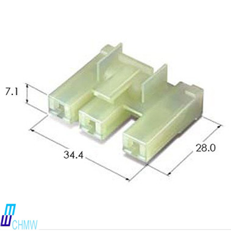 MG630618 2PIN 6.0mm pitch switch plug connector with natural nylon for microwave oven