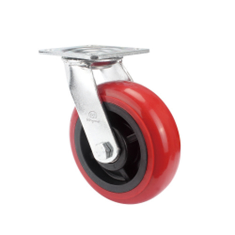 Wholesale Red Manufacturer Removable Swivel Fixed Industrial  Caster