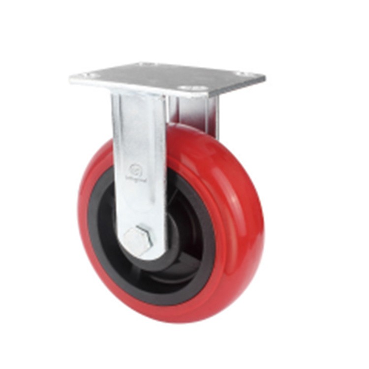 Wholesale Red Manufacturer Removable Swivel Fixed Industrial  Caster