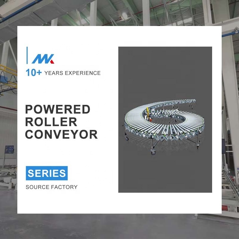 Unpowered Roller Conveyor Industrial Flexible Skate Wheel System For Warehouse Custom Line 40mm Pallet Staless Roller Conveyor