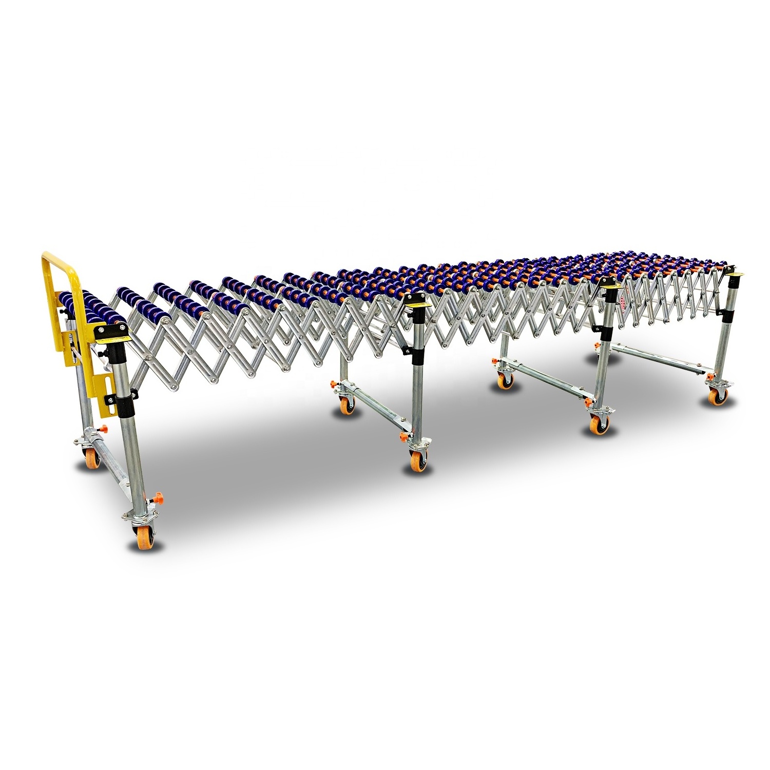 Best Selling Flexible Price Expandable Gravity  Folding Bearing Diy Custom Curved Curve  Roller Conveyor