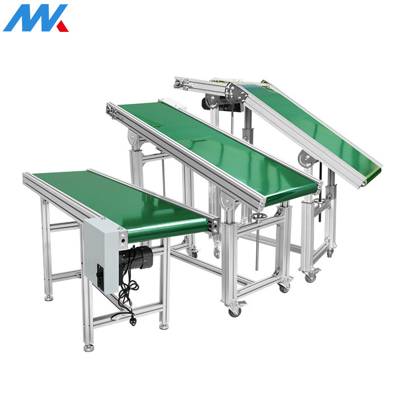 Truck Loading Unloading Container Steel Frame PVC belt Motorized Belt Conveyor