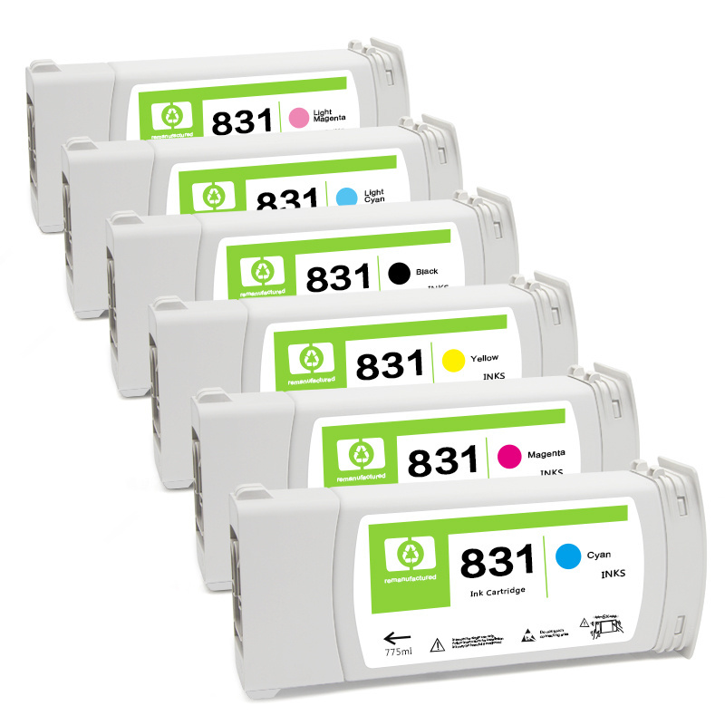 Latex 360 Eco Remanufacture Ink Cartridge MWEI High Quality 831 775ML for HP Compatible with Full Genuine Latex Ink CN;GUA