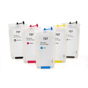 MWEI 280ML Empty Refill Ink Cartridge With Chip For Hp 727 727 728 T1530 T920 T1500 T2500 T930 Printer