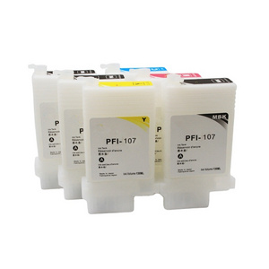 MWEI PFI 107 Empty Refillable Ink Cartridge With Chip For Canon iPF680 iPF685 iPF770 iPF780 iPF785 iPF670 Printer