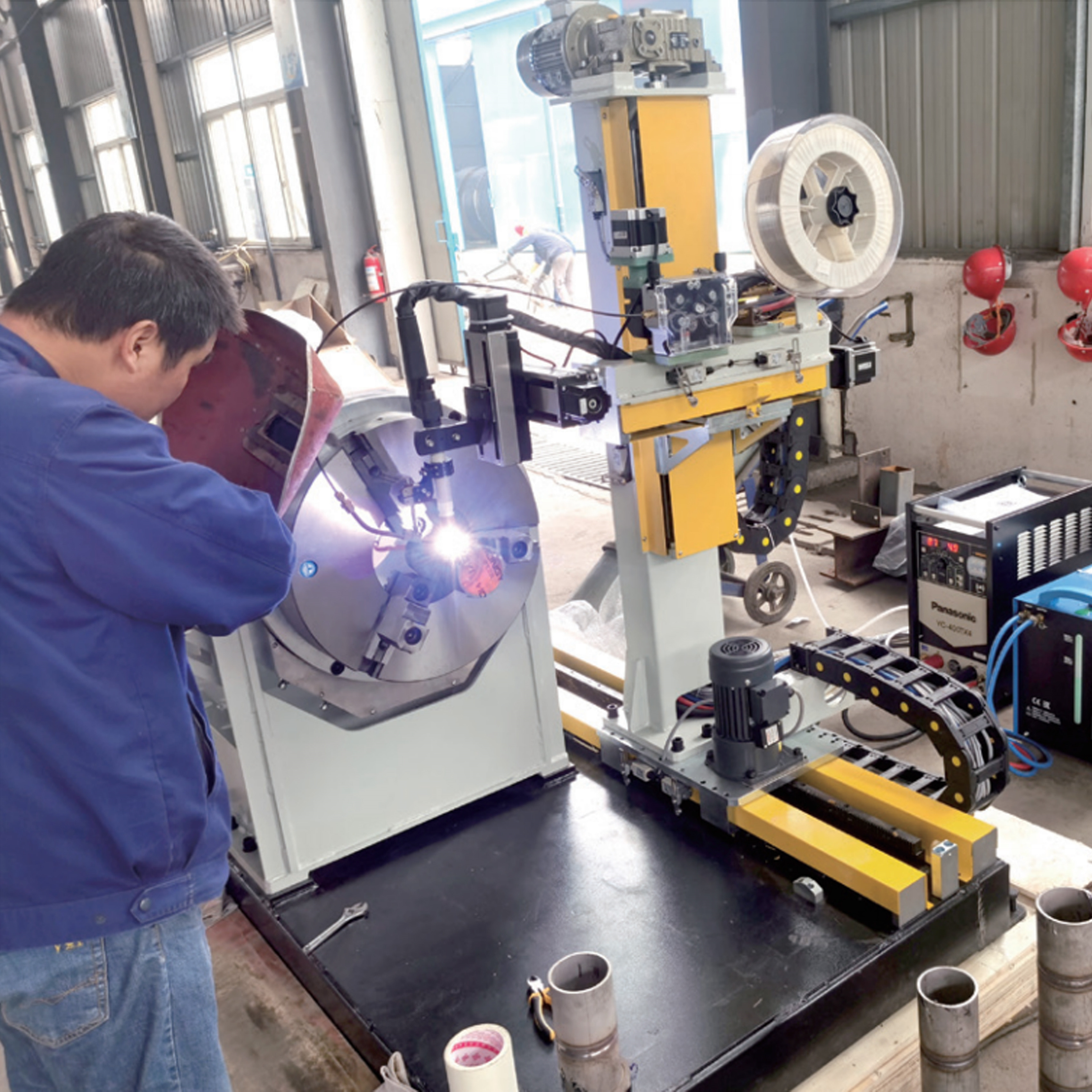 circular seam welding machine for solar tank automatic tig welding machine seam welding with inverter MWHF-HM