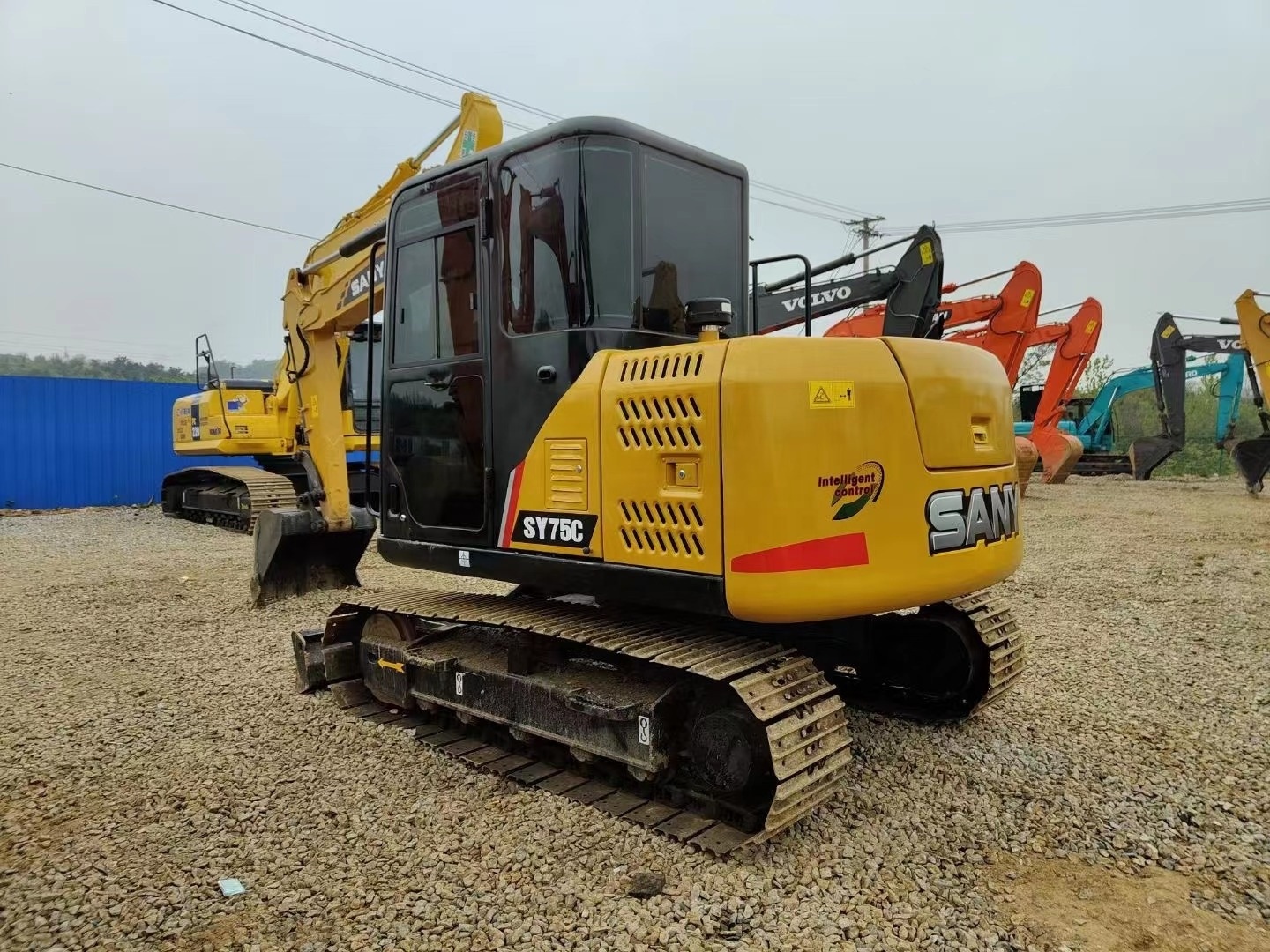 Easy operation Hot selling Multifunction 7.35Ton Crawler Moving Used excavator Sany Heavy SY75C