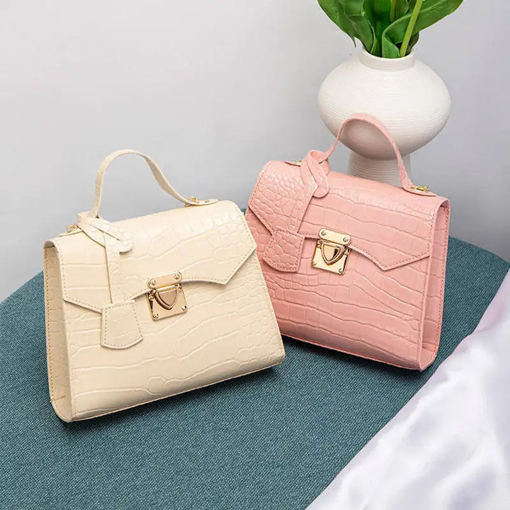 2024 New Fashion Handbag Messenger Bag Crocodile Embossed Shoulder Bag Women's Crossbody Bags